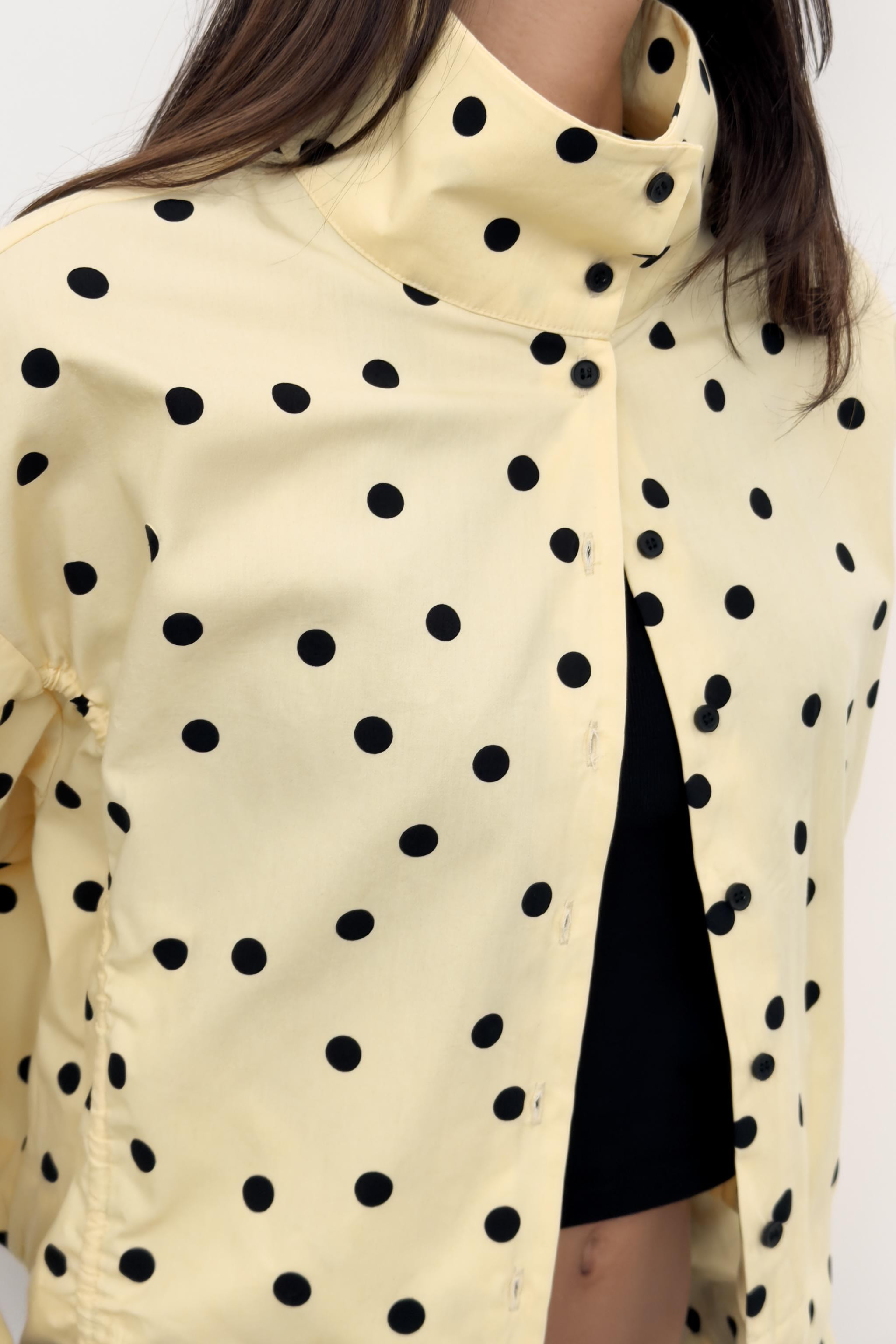 POLKA DOT RUCHED JACKET | Zara US