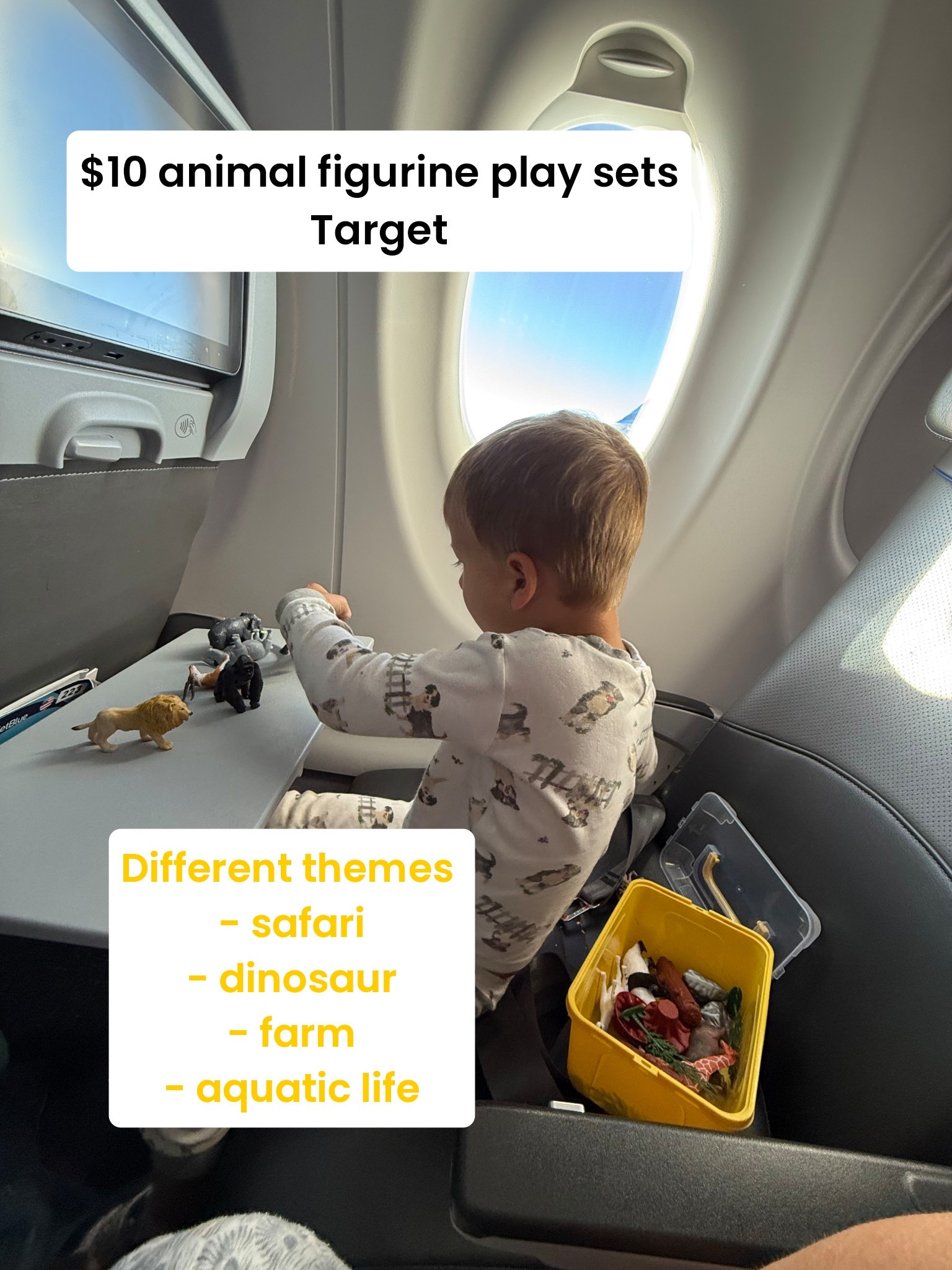 Travel toy idea for toddlers - target $10 animal figurine playsets 

#LTKTravel #LTKKids