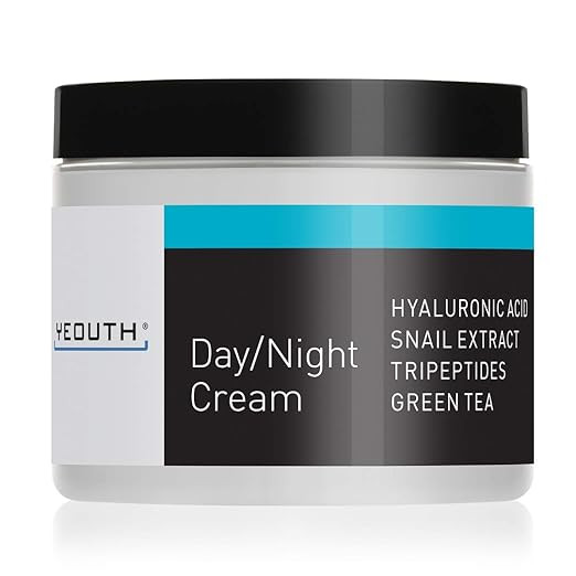 YEOUTH Day Night Moisturizer for Face with Snail Extract, Hyaluronic Acid, Green Tea, and Peptide... | Amazon (US)