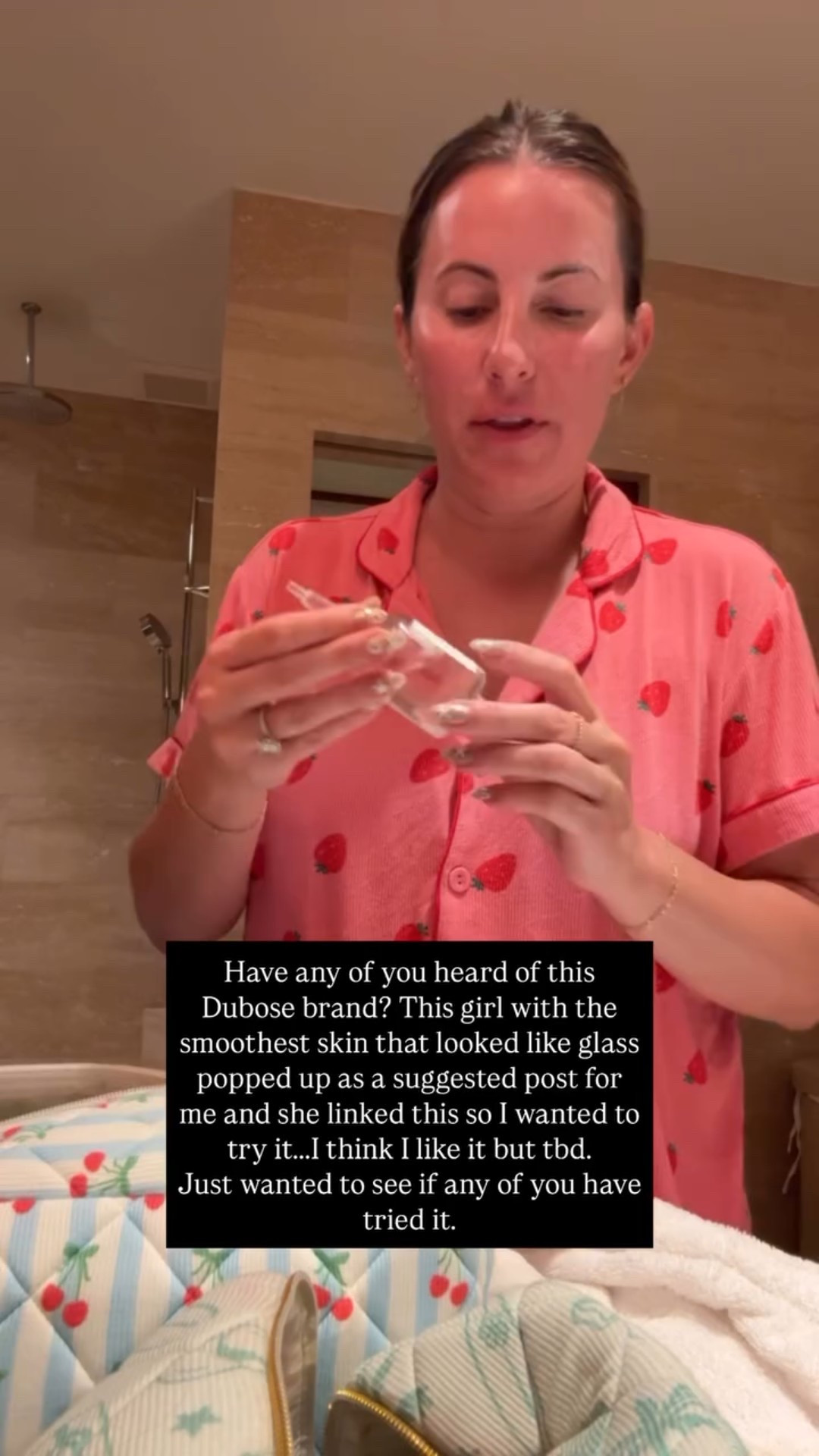 Have any of you heard of this Dubose brand? This girl with the smoothest skin that looked like glass popped up as a suggested post for me and she linked this so I wanted to try it…..I think I like it but tbd. 
Just wanted to see if any of you have tried it.

#LTKBeauty