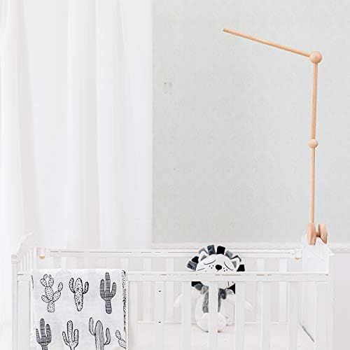 Wooden Mobile Hanger Baby Crib Mobile Arm Baby Mobile Holder Wooden Mount for Crib | Amazon (US)