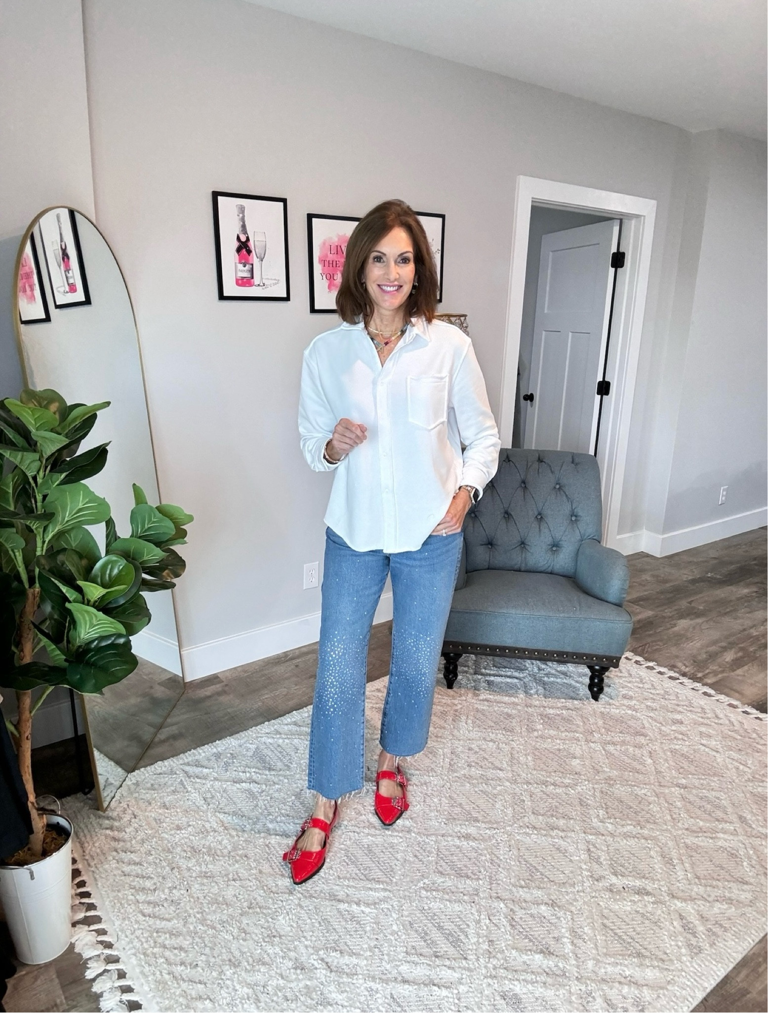 One of my newest favorite tops from Amazon! 

Womens fashion, fall fashion, fall style, fall outfit inspo, fall ootd, fall outfits, Thanksgiving Style, Thanksgiving outfit inspo, Amazon, button down, jeans, flats


#LTKStyleTip #LTKSeasonal