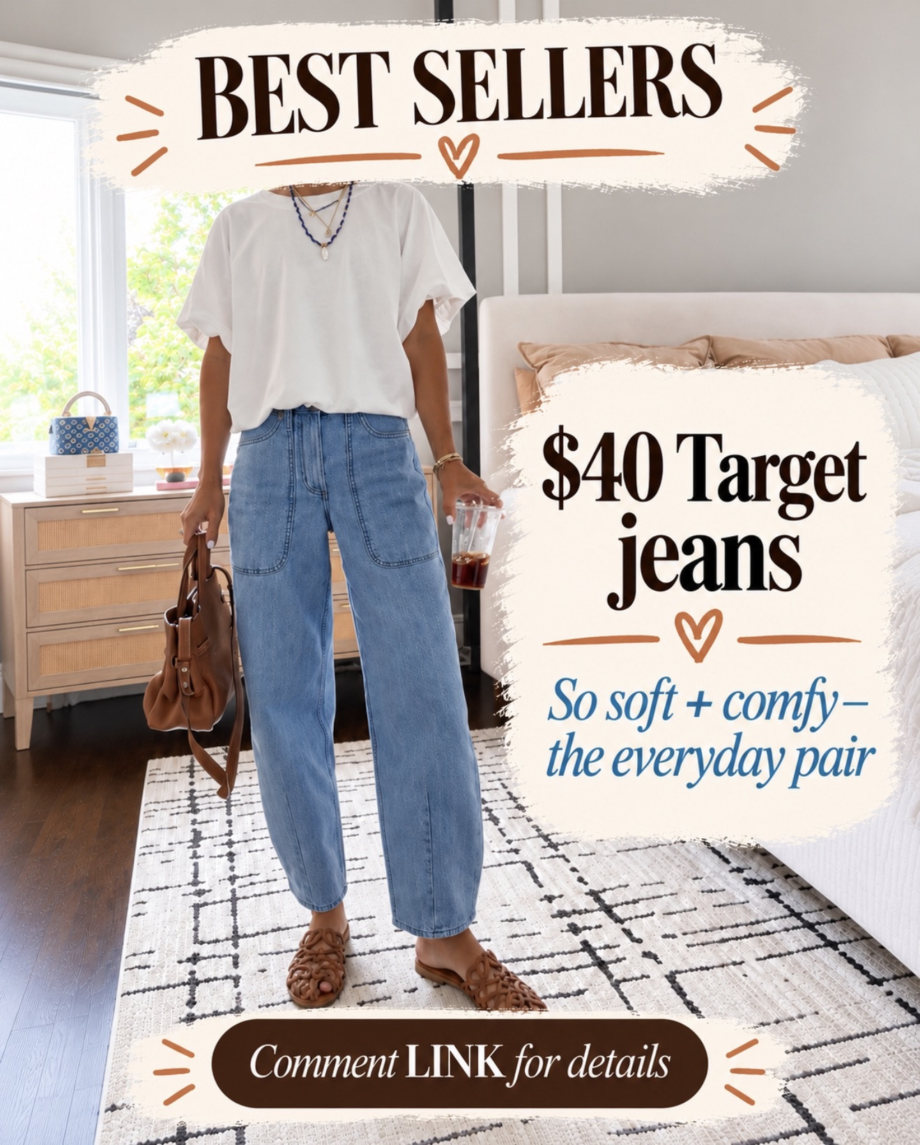 These $40 Target jeans are SO soft and comfortable—the kind you’ll actually want to wear every day 🙌🏻 Comment LINK and I’ll send the details 🔗⬇️

#LTKOver40 #LTKSeasonal #LTKootd