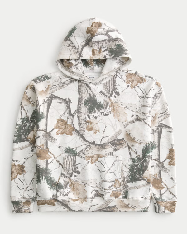 Men's Boxy Camo Hoodie | Men's Tops | HollisterCo.com | Hollister (US)