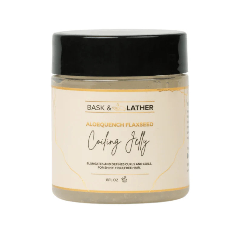 Aloequench Flaxseed Coiling Jelly | Bask and Lather Co