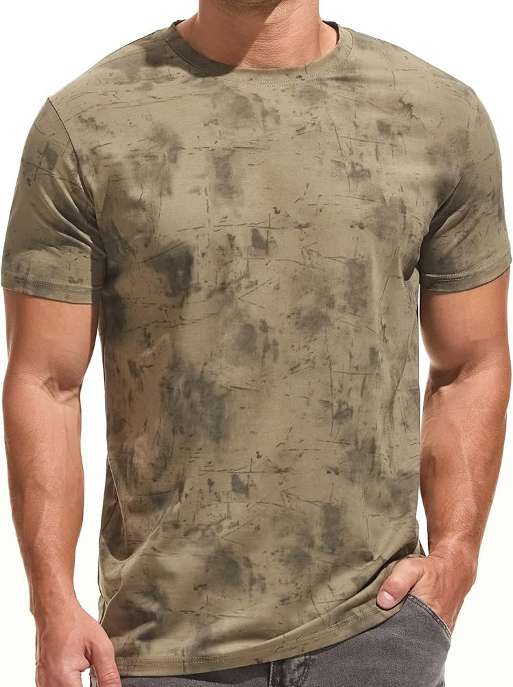 KLIEGOU Mens Hipster Hiphop Tees - Fashion Print T-Shirts | Amazon (US)