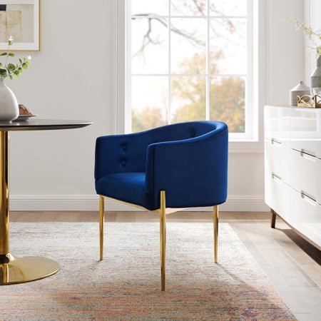 Modway Savour Club Chair, Navy | Walmart (US)