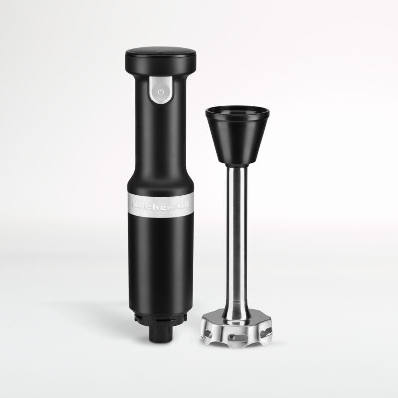 KitchenAid Black Cordless Hand Blender | Crate and Barrel | Crate & Barrel