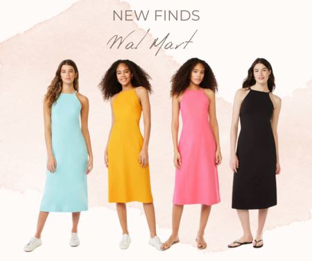 New Halter Midi Dresses at Walmart ❤️

#LTKFind #LTKSeasonal #LTKstyletip