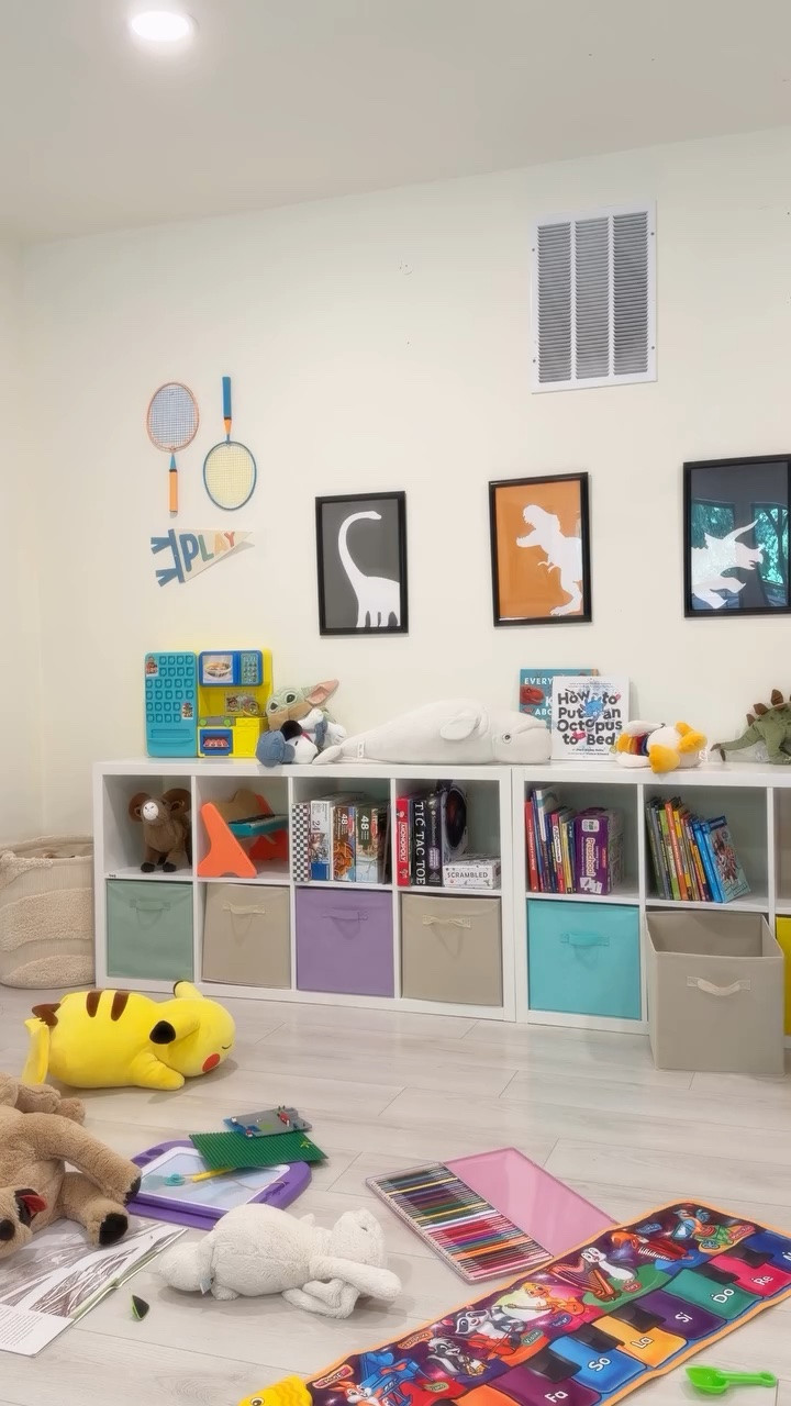 unboxing a new playmat for our playroom✨ #ad 
The @toddlekind Haven Playmat in Tulum Agave is soft, padded, non-toxic, water-resistant and somehow looks like it was made for this playroom.

I wanted something my kids could crawl on, play on, read on, and spill on without me worrying about what it is made of this is it.

By the end of the day they were both sitting on it with books that is how I knew.

Discover the New Haven Playmat in Tulum Agave:
https://toddlekind.com/collections/puzzle-playmats/products/foam-haven-playmat-tulum-agave

#momlife #mommyoftwo #playroomdecor #toddlekind
