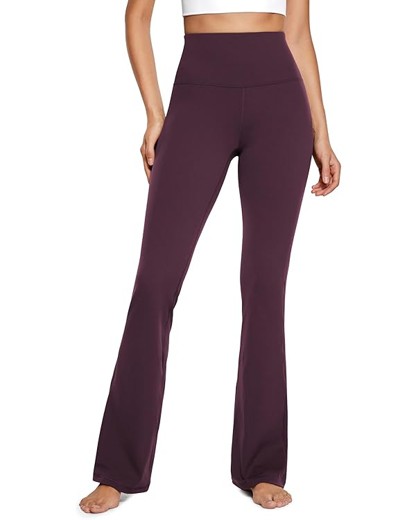 CRZ YOGA Womens Butterluxe High Waist Flare Leggings 32 Inches - Wide Leg Bootcut Yoga Pants with... | Amazon (US)