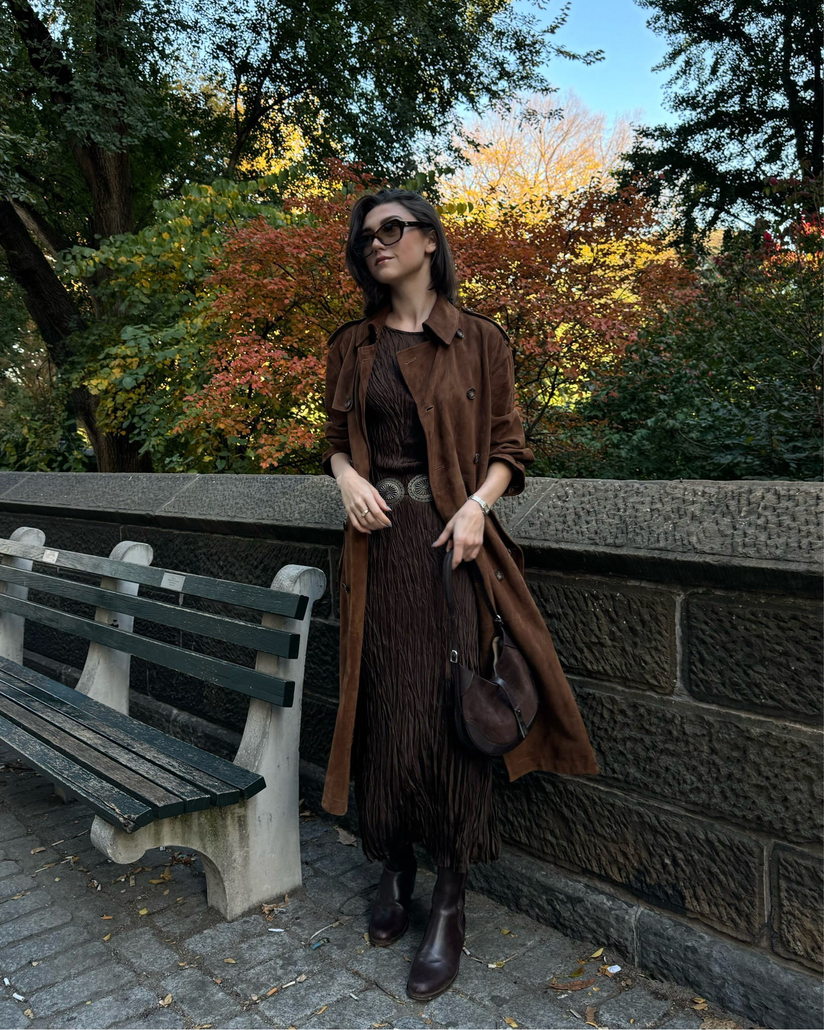 my favorite suede trench coats for fall!
