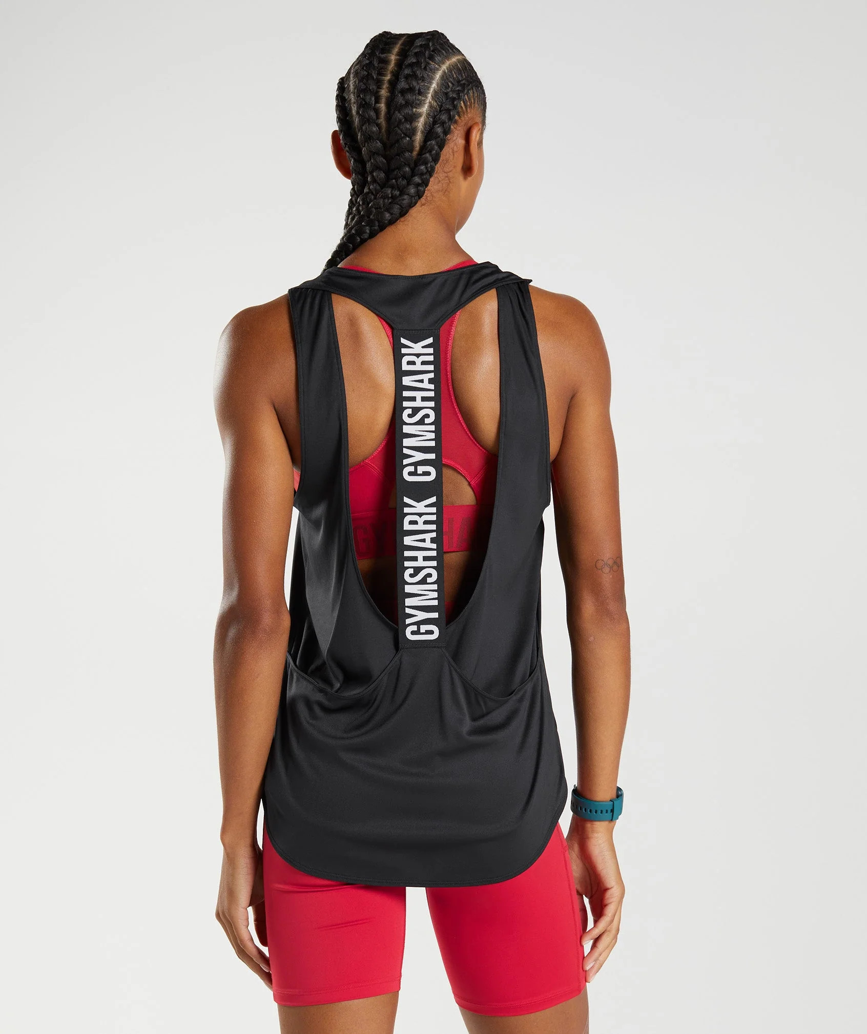 Gymshark Training Brandmark Tank - Black | Gymshark (Global)