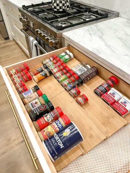 Spice drawer shelves 🤩

• home organization, spice rack, kitchen hacks, amazon finds 

#LTKhome #LTKunder50