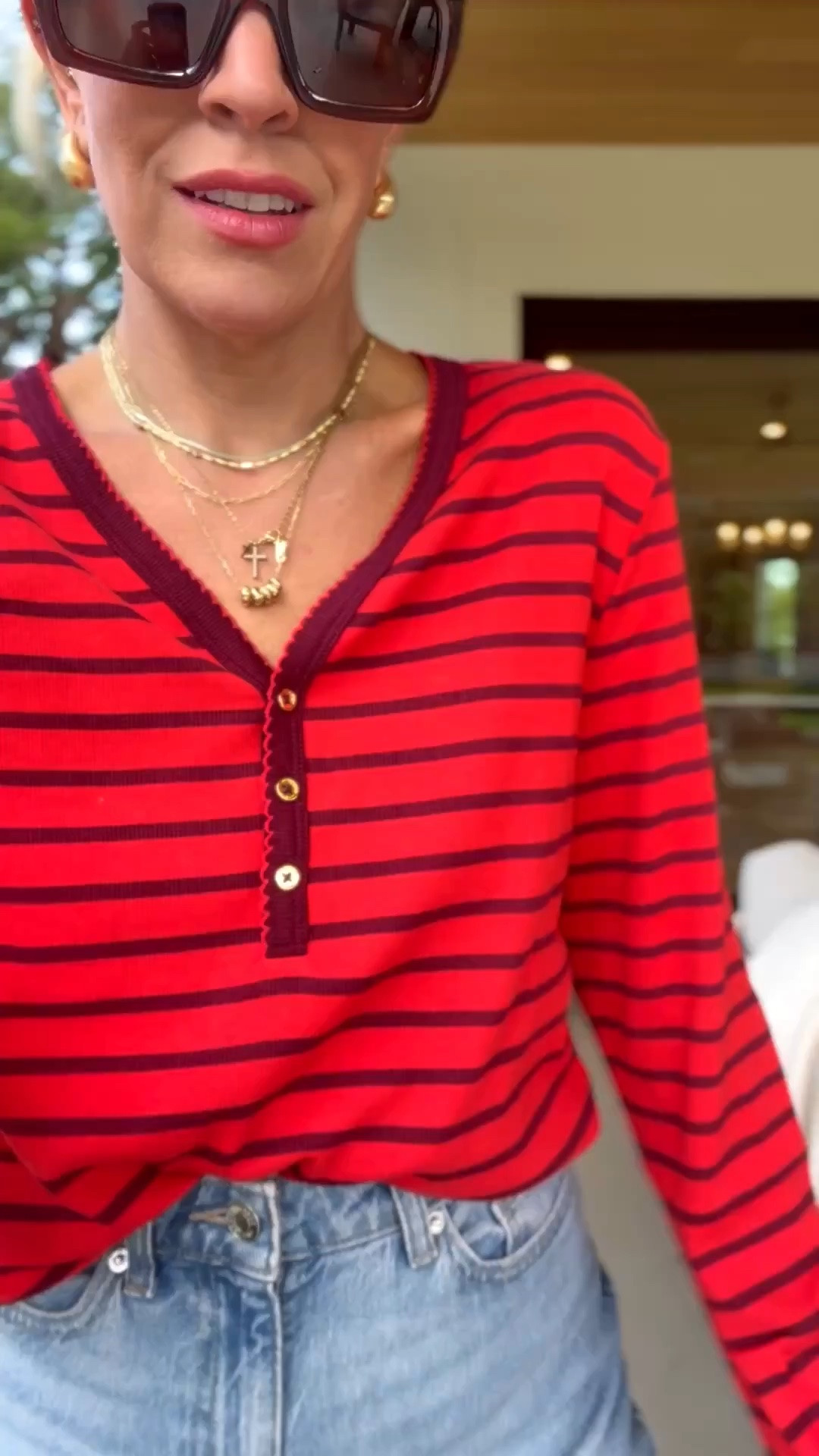 $13 top and $20 jeans!