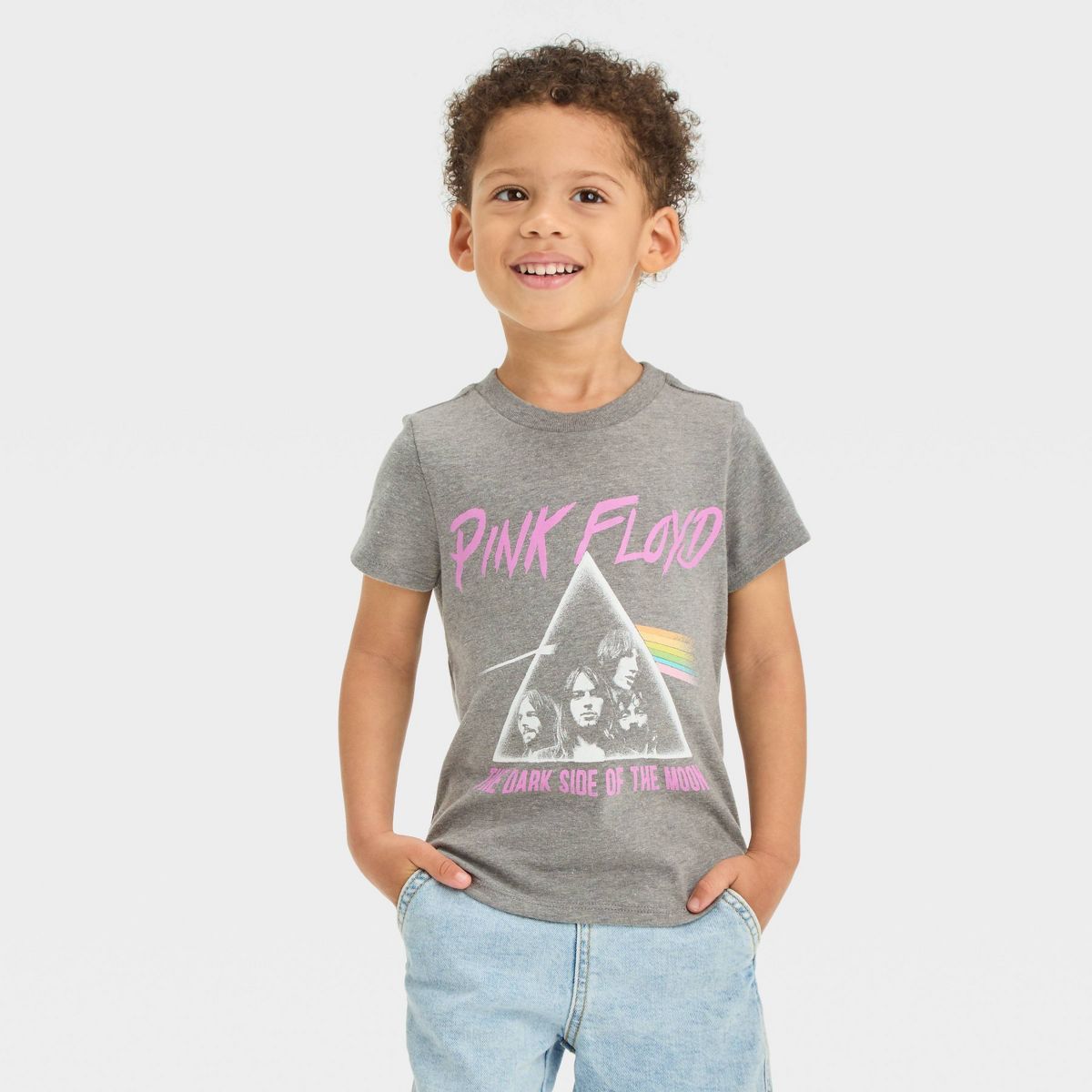 Toddler Boys' Pink Floyd T-Shirt - Gray | Target
