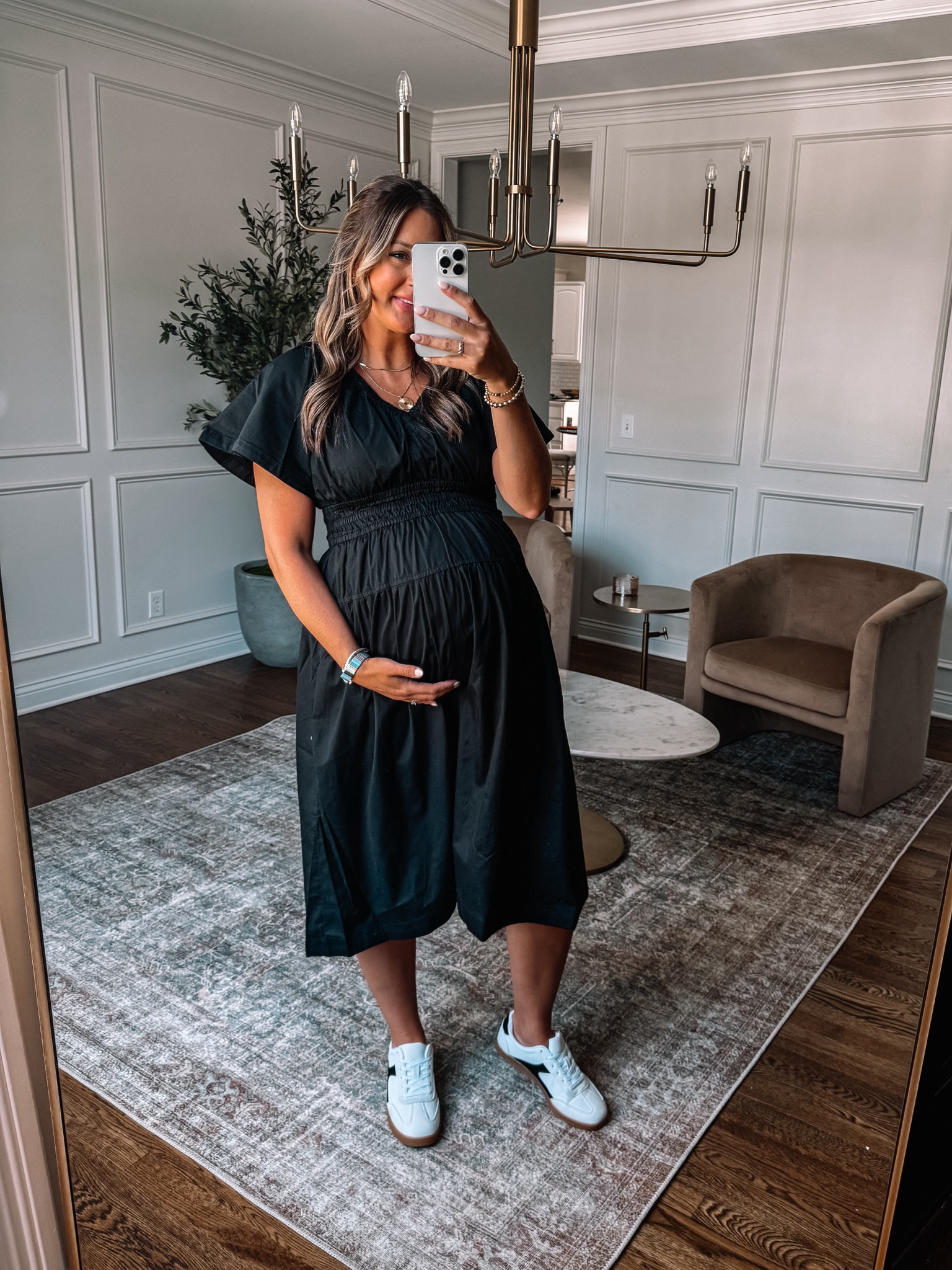 Walmart bumpfriendly dress perfect for teachers outfit or workwear! 

I sized up to a medium at 38 weeks pregnant 



#LTKWorkwear #LTKBump #LTKBacktoSchool