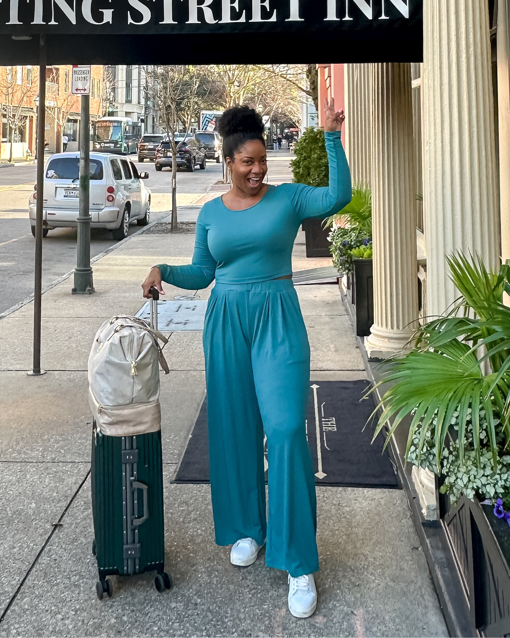 This set is so cute and comfy to travel in! I’m wearing a large-tts. This suitcase is amazing quality, and I love my weekender bag for quick getaways ✈️ #founditonamazon

Lounge set, suitcase, travel outfit, overnight bag, amazon outfit 

#LTKstyletip #LTKtravel #LTKSeasonal