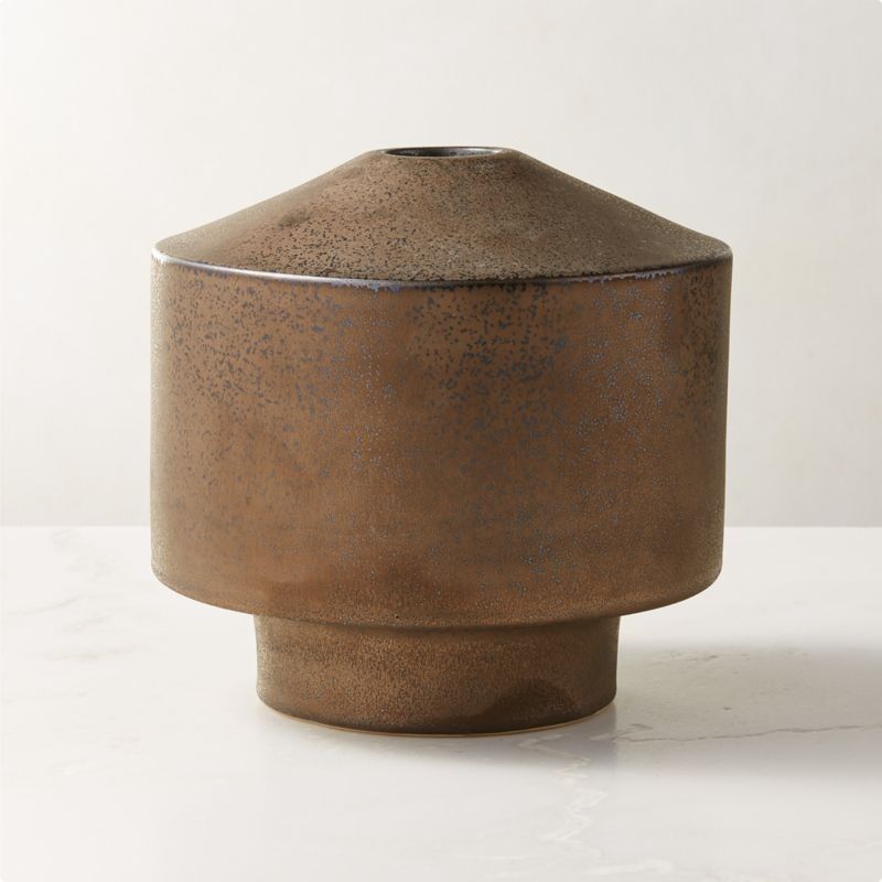 Mimas Bronze Vase + Reviews | CB2 | CB2