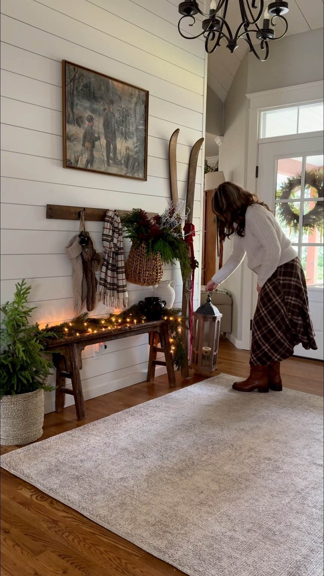 An heirloom-inspired Christmas entryway feels like stepping into a storybook—filled with vintage skis, old-world ice skates, and collected holiday treasures that bring a sense of nostalgia and magic. I styled this space with timeless Christmas décor, layered greenery, warm lighting, and sentimental pieces that look like they’ve been passed down for generations. If you love classic Christmas decorating, vintage holiday charm, and an entryway that welcomes guests with wonder, this look captures all the cozy, collected, heirloom details that make the season feel truly memorable.

#LTKHome #LTKSeasonal #LTKHoliday