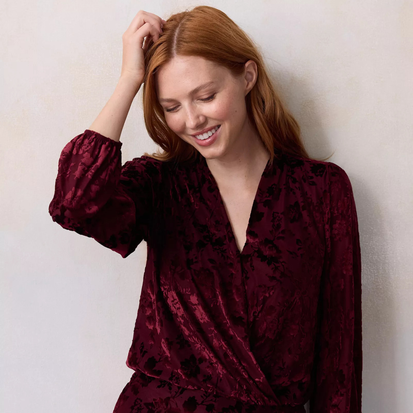 Women's LC Lauren Conrad Wrap Front Bodysuit | Kohl's