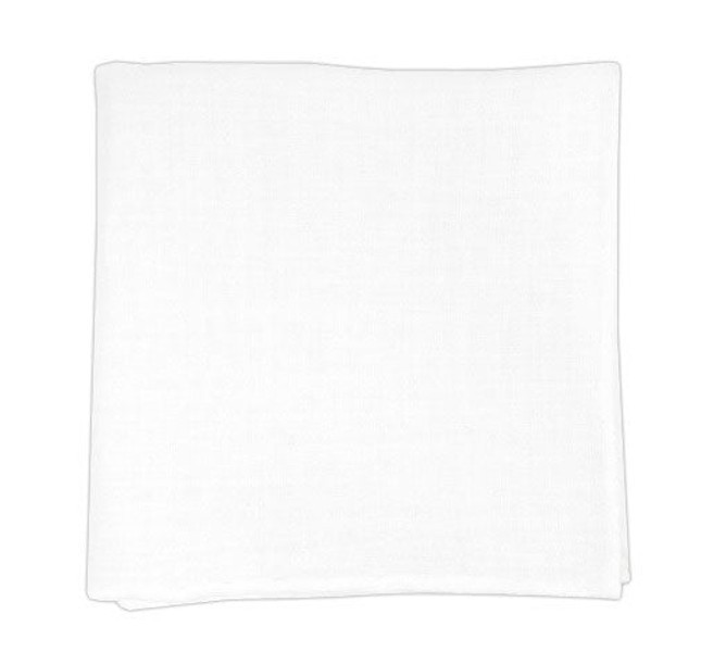 Solid White Linen Pocket Square | The Tie Bar