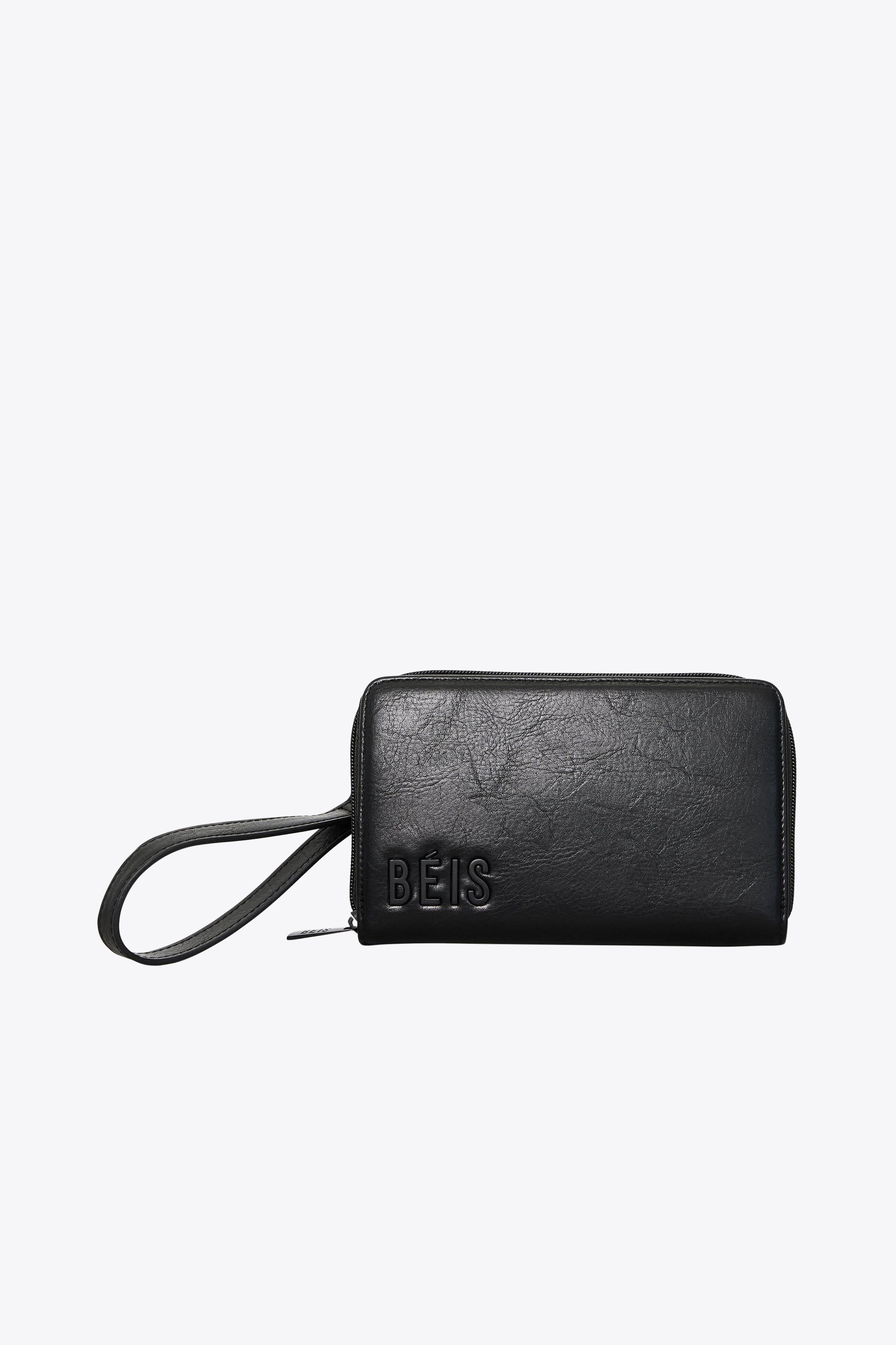BÉIS 'The Travel Wallet' in Black - Passport Wallet For Traveling | BÉIS Travel