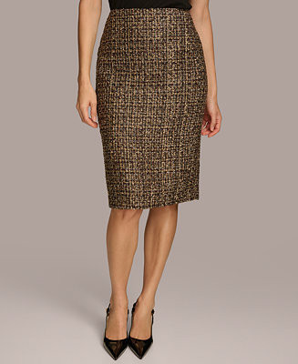 Donna Karan New York Women's Tweed Pencil Skirt - Macy's | Macy's
