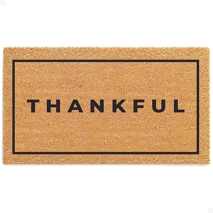 THEODORE MAGNUS Thanksgiving Door Mat - Welcome Mat for Front Door with Non-Slip Backing - Durabl... | Amazon (US)