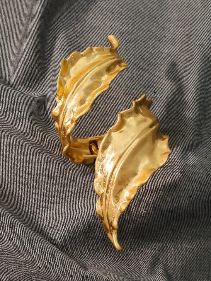 1pc High-End Fashion Exaggerated Personality Gold Metal Open Bangle Bracelet For Women, Suitable ... | SHEIN