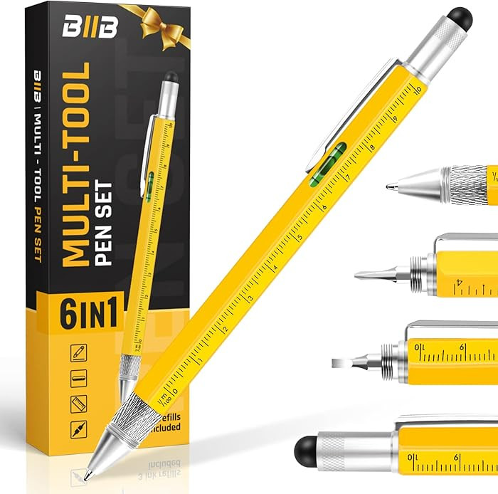 BIIB Stocking Stuffers for Adults Men Him, Multitool Pen Gifts for Men Dad Grandpa Him, Dad Mens ... | Amazon (CA)