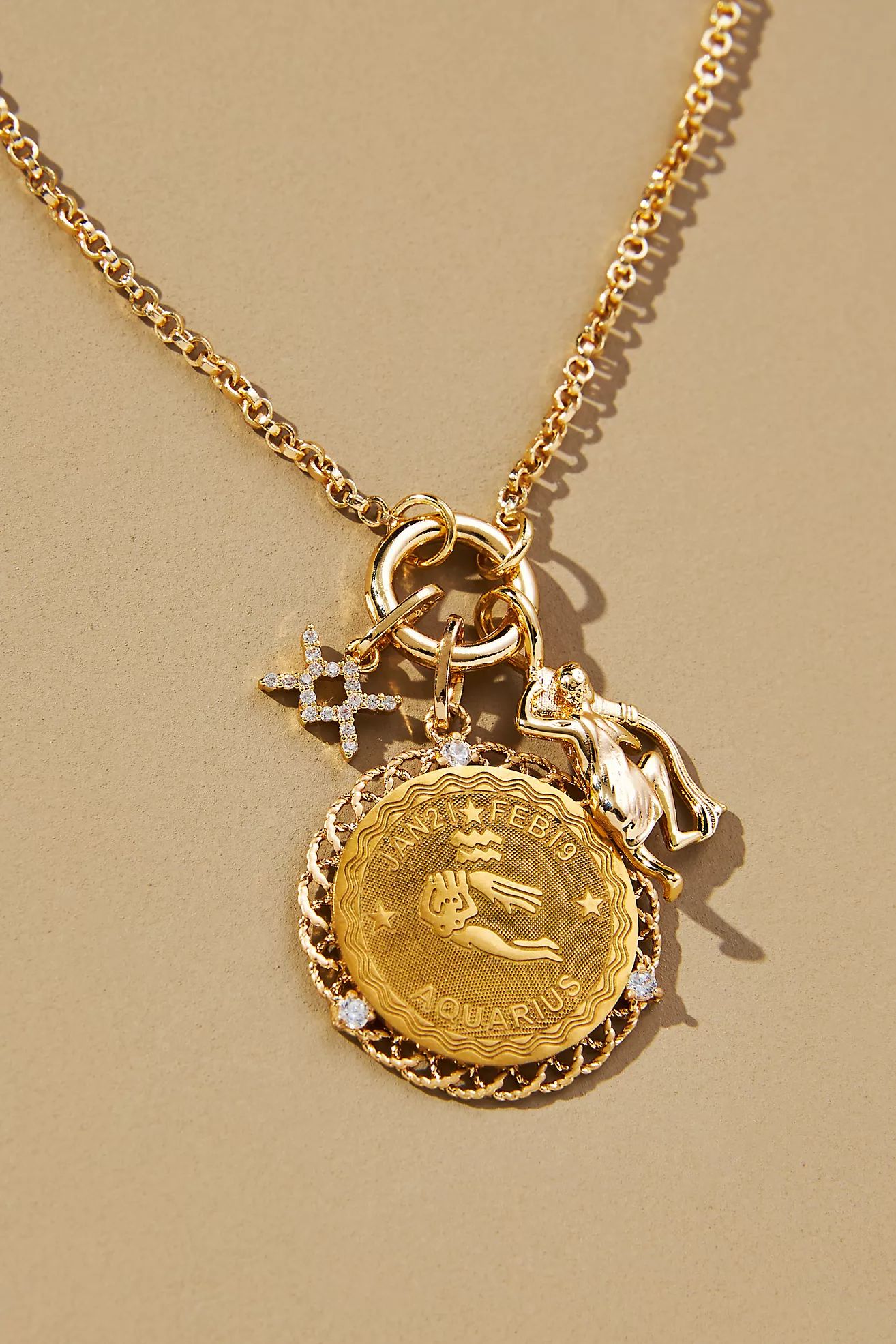 Zodiac Charm Necklace | Anthropologie (US)