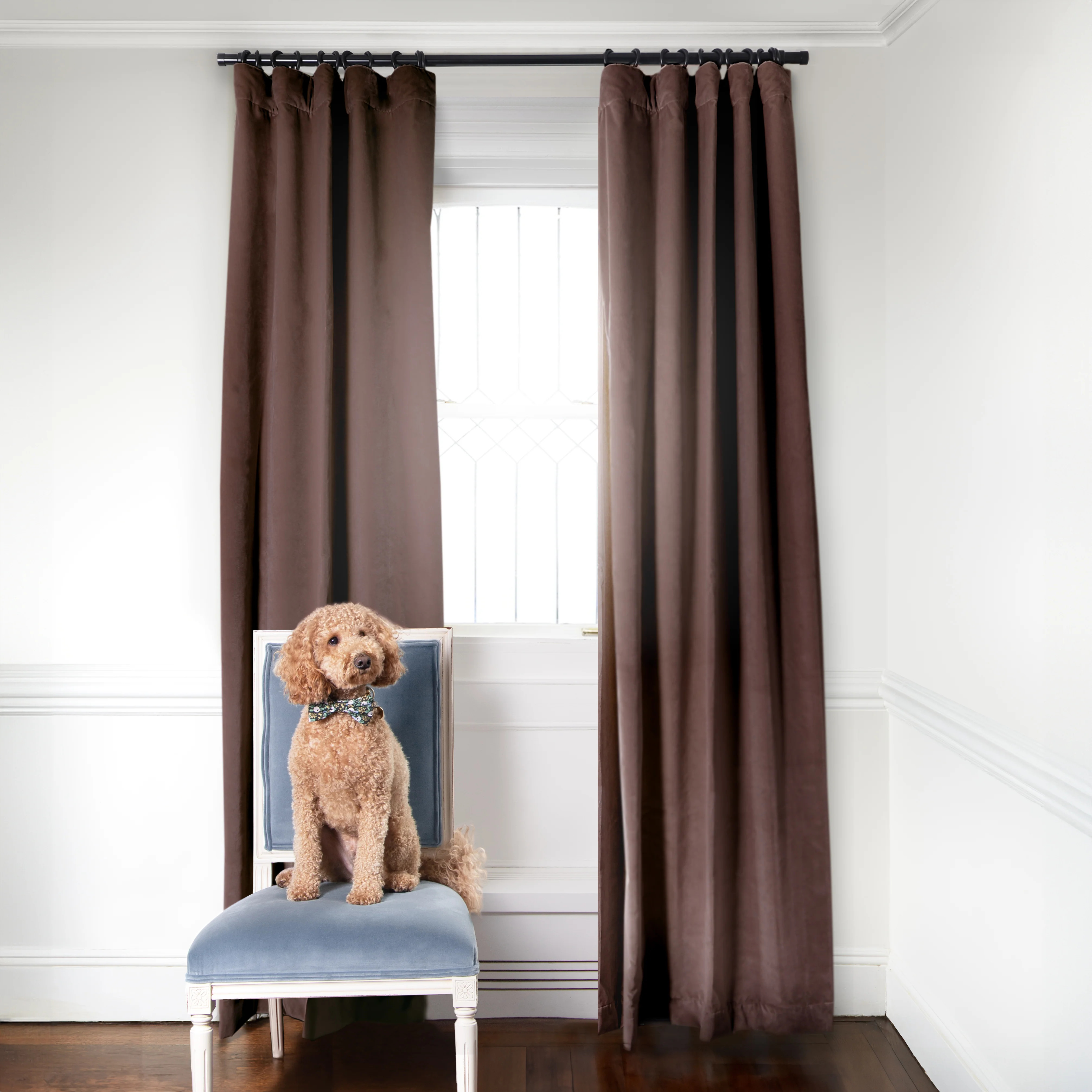 Walnut Velvet
                Custom Curtain | Pepper