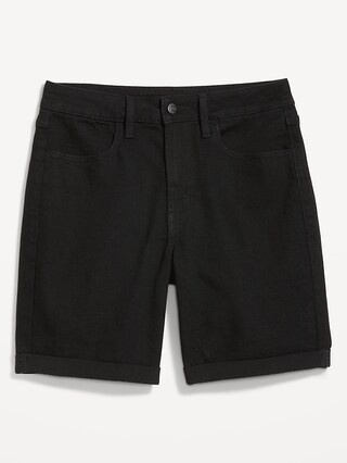 High-Waisted Wow Jean Shorts -- 7-inch inseam | Old Navy (US)