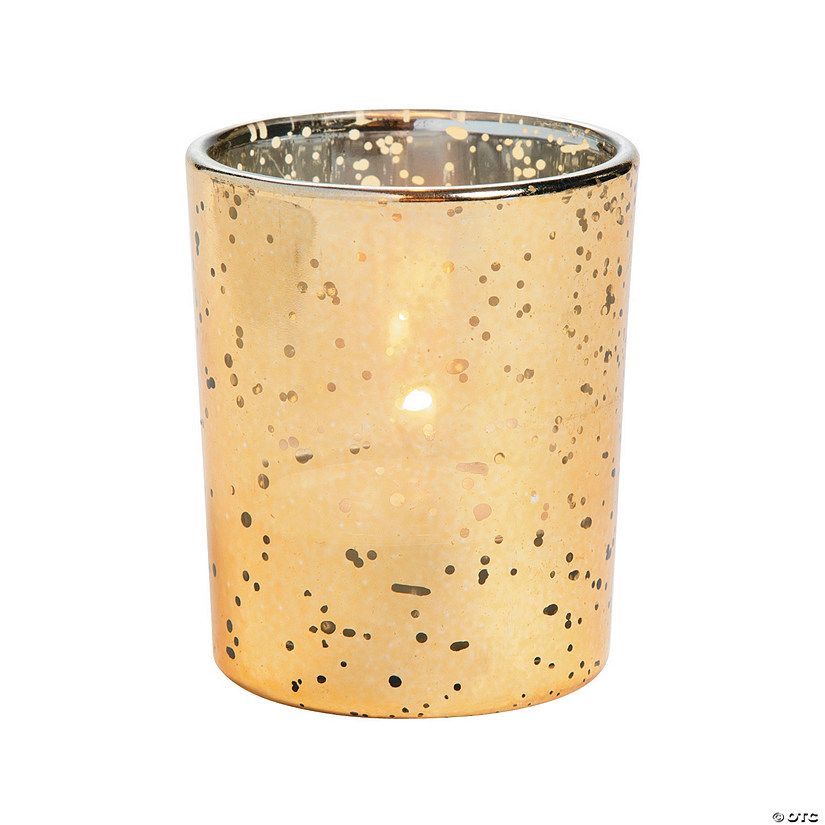 Mercury Glass Votive Candle Holders - 12 Pc. | Oriental Trading Company