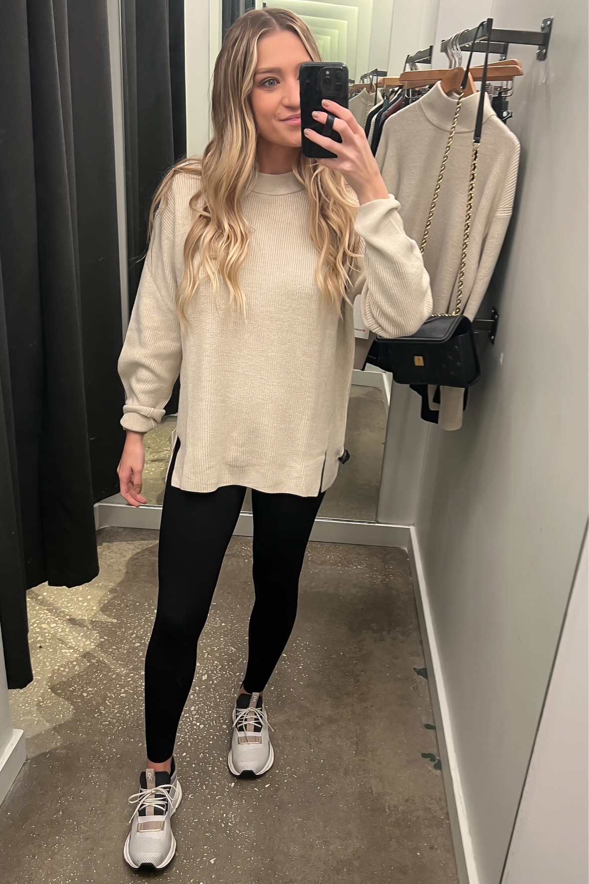 Loving this comfy Lululemon sweater for fall/winter! Also, these On shoes are sooo comfy and the best for walking around the mall Christmas shopping! Grabbed a few things for my husband this weekend too and couldn’t wait to give them to him, so early Christmas presents it is!#LTKCyberWeek 

#LTKfitness #LTKsalealert