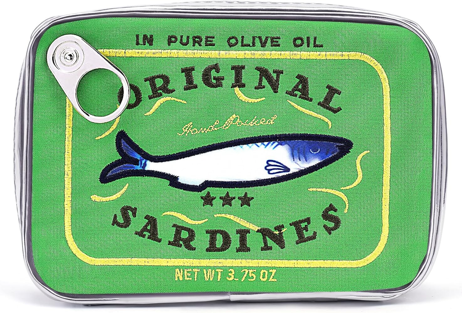 Cessfle Canned Sardines Makeup Bag, Funny Sardine Tin Fish Cosmetic Bag, Creative Cute Makeup Bag... | Amazon (US)