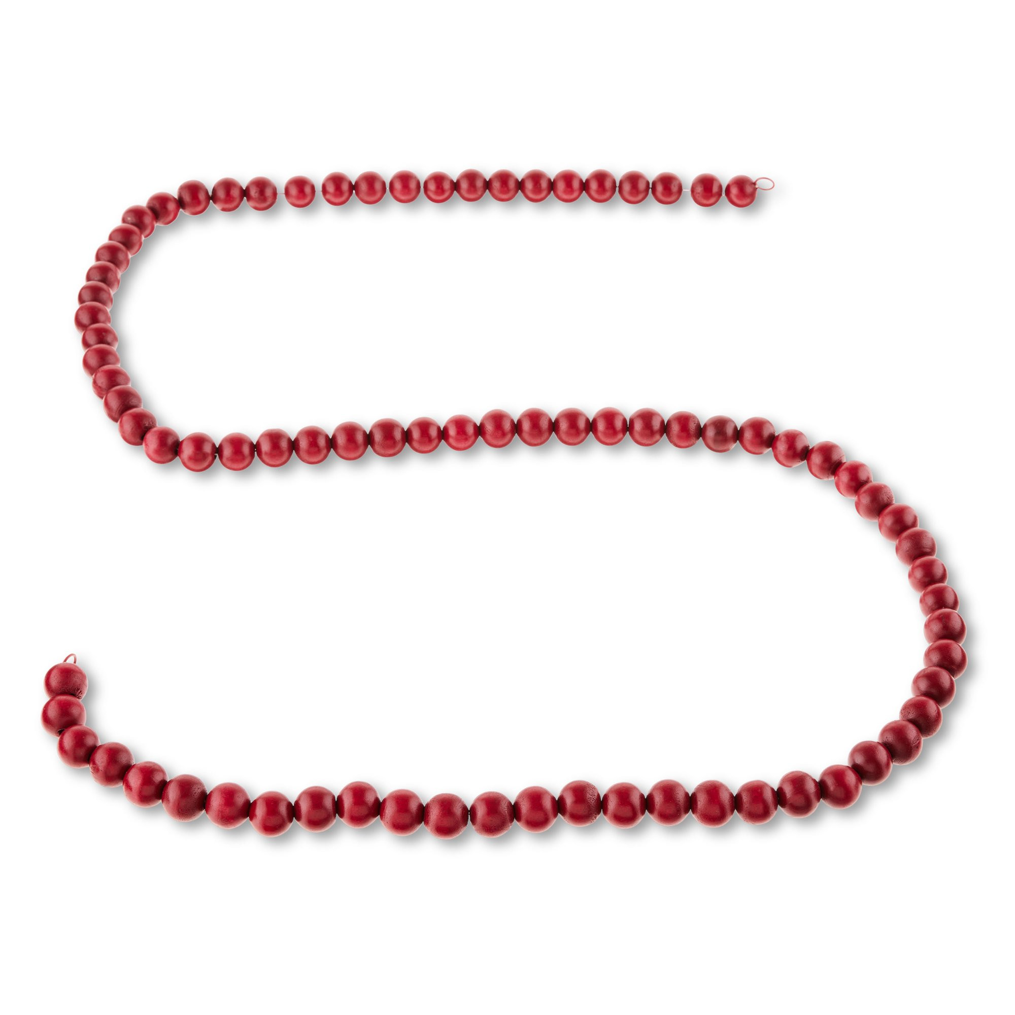 Black Wooden Bead Christmas Garland, 6', by Holiday Time | Walmart (US)