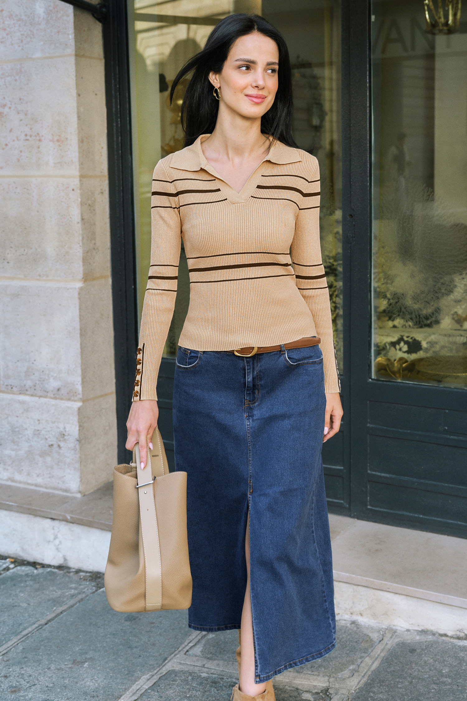 Icon Status Striped Top | Cupshe US