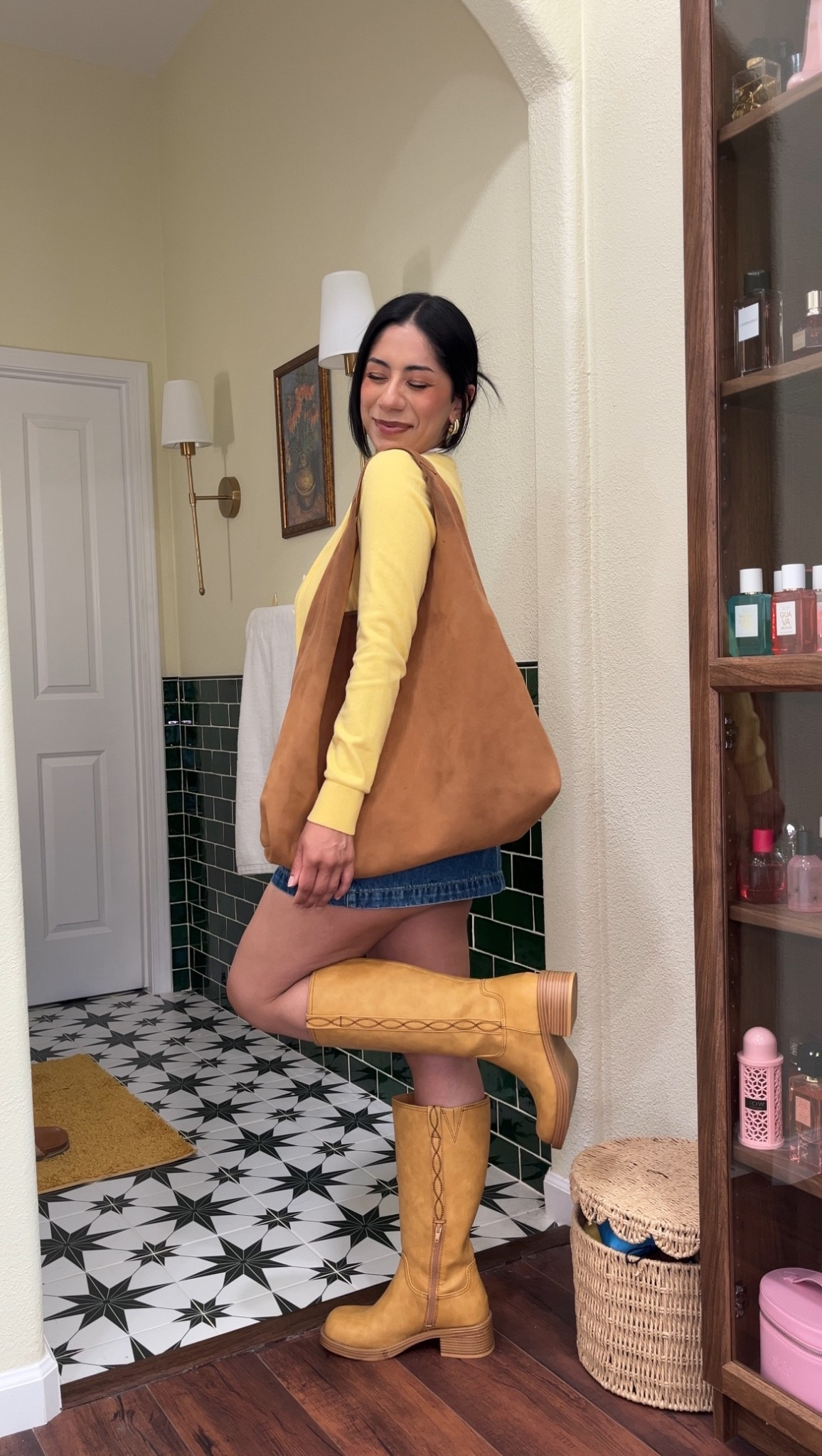 Summer to fall transition outfit ☕️🍂

#LTKFindsUnder100 #LTKFindsUnder50 #LTKPetite