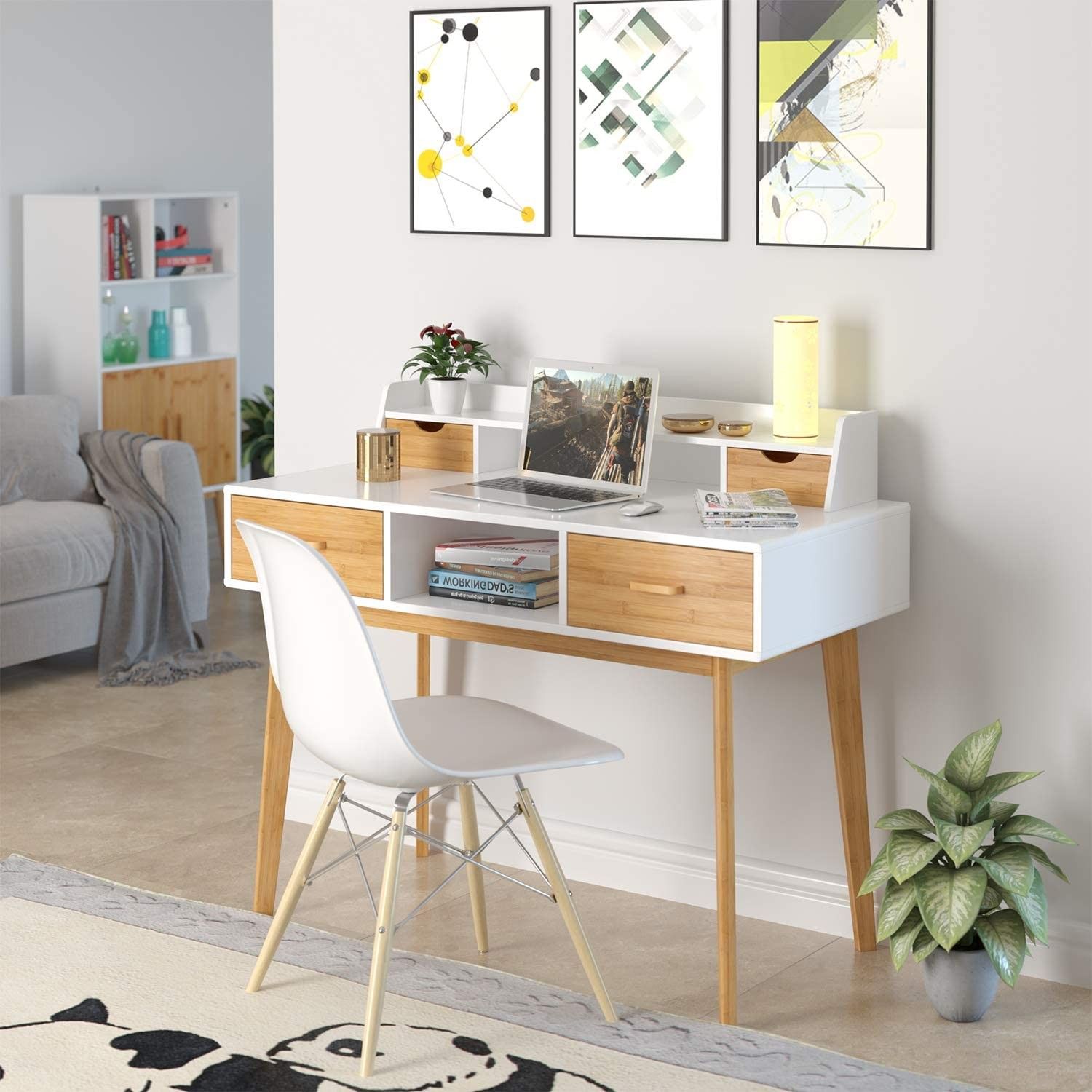 Wood Desk, Writing Desk  | Walmart (US)