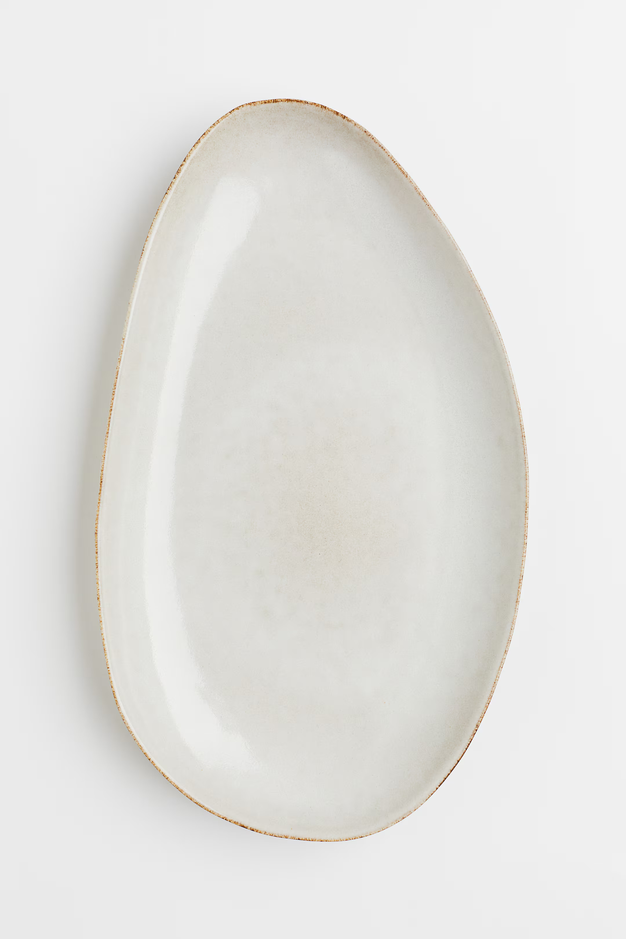 Large Stoneware Serving Dish - Beige - Home All | H&M US | H&M (US + CA)