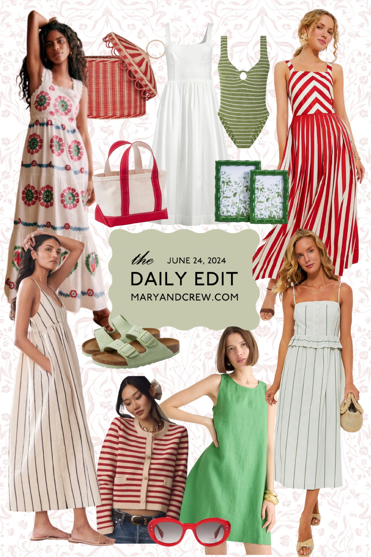 Daily edit 6.24.24

Wedding guest dress, spring dress, heels, sandals, jeans, travel outfit, graduation dress, swim, bathing dress, resort, midi dress, maxi dress, white dress, vacation outfit, spring outfits, summer outfit, classic style, preppy style, elegant style, Tuckernuck, Boden, j.crew, Anthropologie, j.McLaughlin, sezane


#LTKStyleTip #LTKSeasonal #LTKFindsUnder50