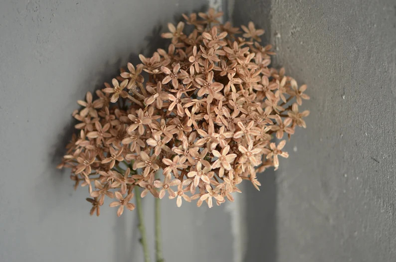 Plastic Small Flowers, Artificial Wildflowers, Fall Autumn Fill Flowers, Brown Beige Wildflowers,... | Etsy (US)