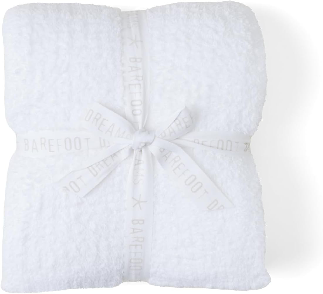 Barefoot Dreams® CozyChic® Ribbed Throw, White, 54"x72" | Amazon (US)