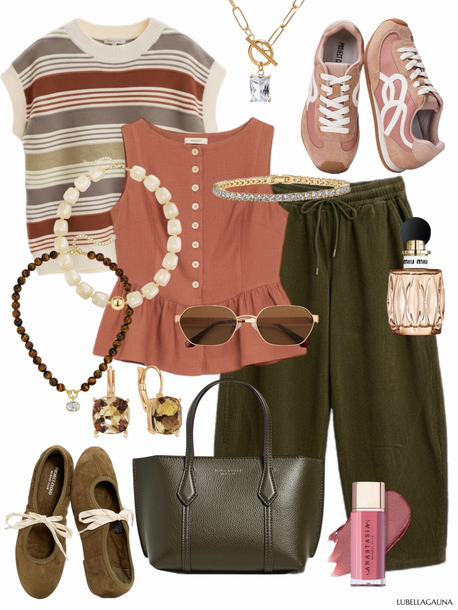 🍂 Fall neutrals, but make it chic! 🤎✨ I’m loving this earthy color palette—olive, rust, taupe, cream & warm blush. From the cozy striped knit to the statement jewelry and those gorgeous sneakers, this look is giving effortless elevated everyday style. 😍

Everything you need to recreate this look is linked in my LTK! 🛍️✨

#LTKStyle #LTKFashion #FallFashion #FallOutfits #NeutralStyle #EarthToneStyle #ElevatedStyle #EverydayStyle #FashionInspo #OutfitInspiration #AmazonFashion #LTKFinds #ShopMyLook #CapsuleWardrobe #ChicStyle

#LTKdayinmylife #LTKNYFW #LTKgrwm