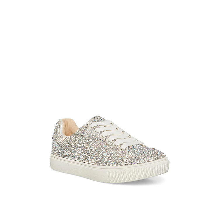 Betsey Johnson Sidny Sneaker Kids' | Girl's | Silver/Multicolor | Size 2 Youth | Sneakers | DSW