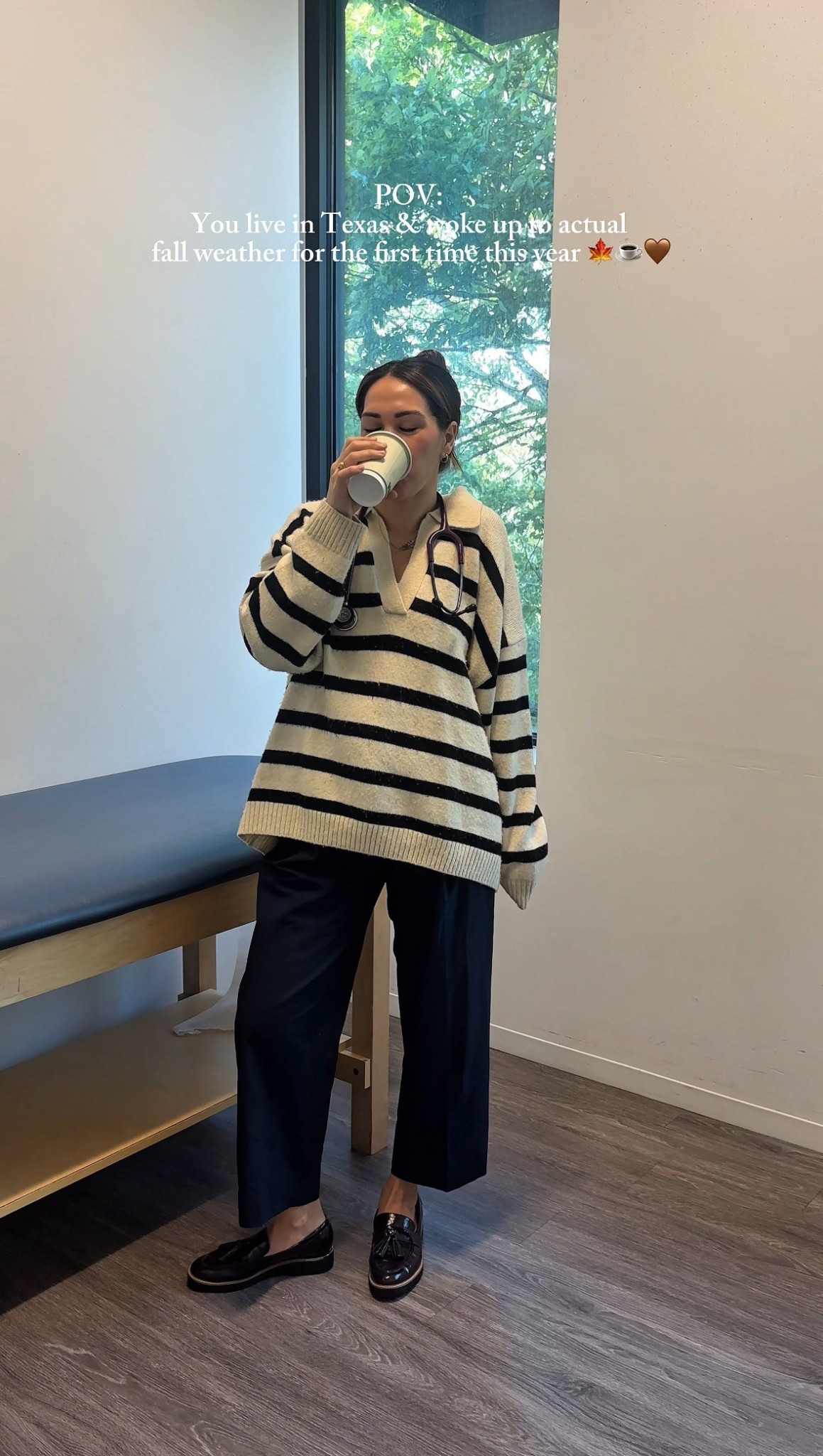 First hot coffee of the season in celebration of it FINALLY feeling like fall!🍂☕️🤎

OOTD linked in my LTK- link in bio✨

#fall #sweaterweather #texas #fyp #ootd

#LTKStyleTip #LTKFindsUnder50 #LTKSeasonal