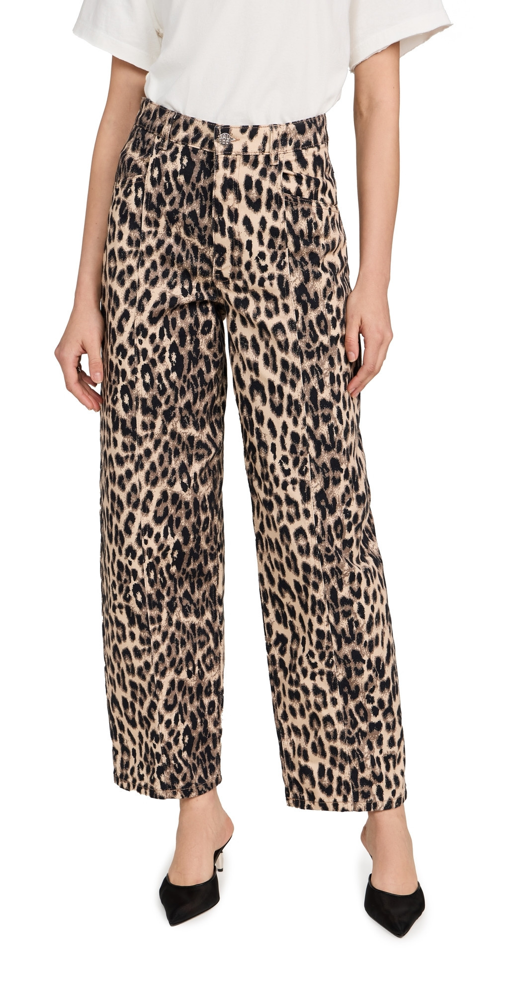 BAUM UND PFERDGARTEN Nara Jeans Brown Baum Leopard 36 | Shopbop