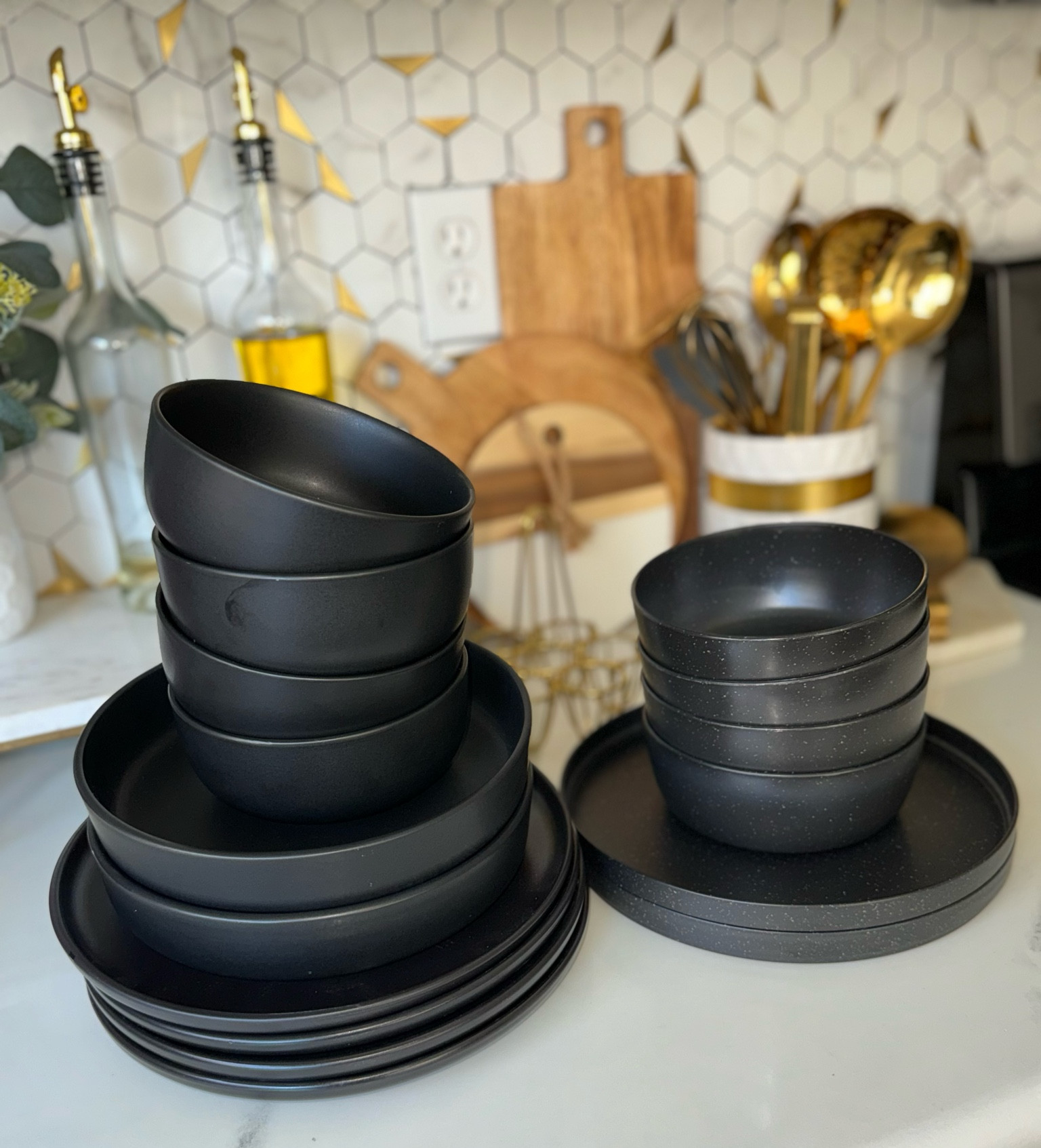 Walmart Black Stonware 🖤
Also Black Eco-Friendly Recycled Plastic Dinnerware 

#LTKfindsunder50 #LTKhome #LTKsalealert